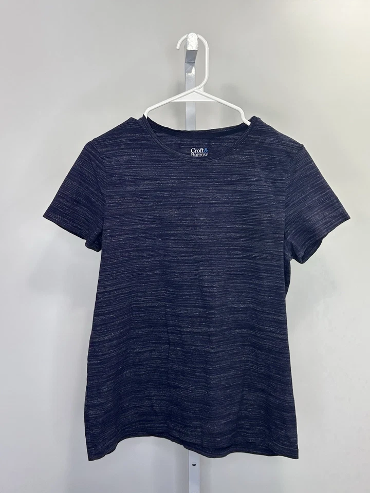 Camiseta Croft Barrow The Classic para mujer azul oscuro manga corta, talla M. 1H Foto 1 de 4