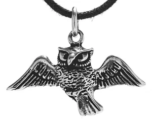 Colgante Búho Plata de Ley 925 Búho Uhu Búho en Vuelo Nº 242 - Imagen 1 de 7