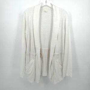 Caslon Jacke mit Kordelzug Damen klein weiß leicht schräge Fronttaschen - Bild 1 von 10