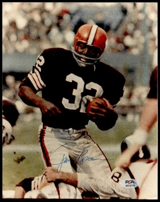 Jim Brown Photo Signed Auto PSA/DNA Authenticated Browns ID:471525 - Image 1 of 2