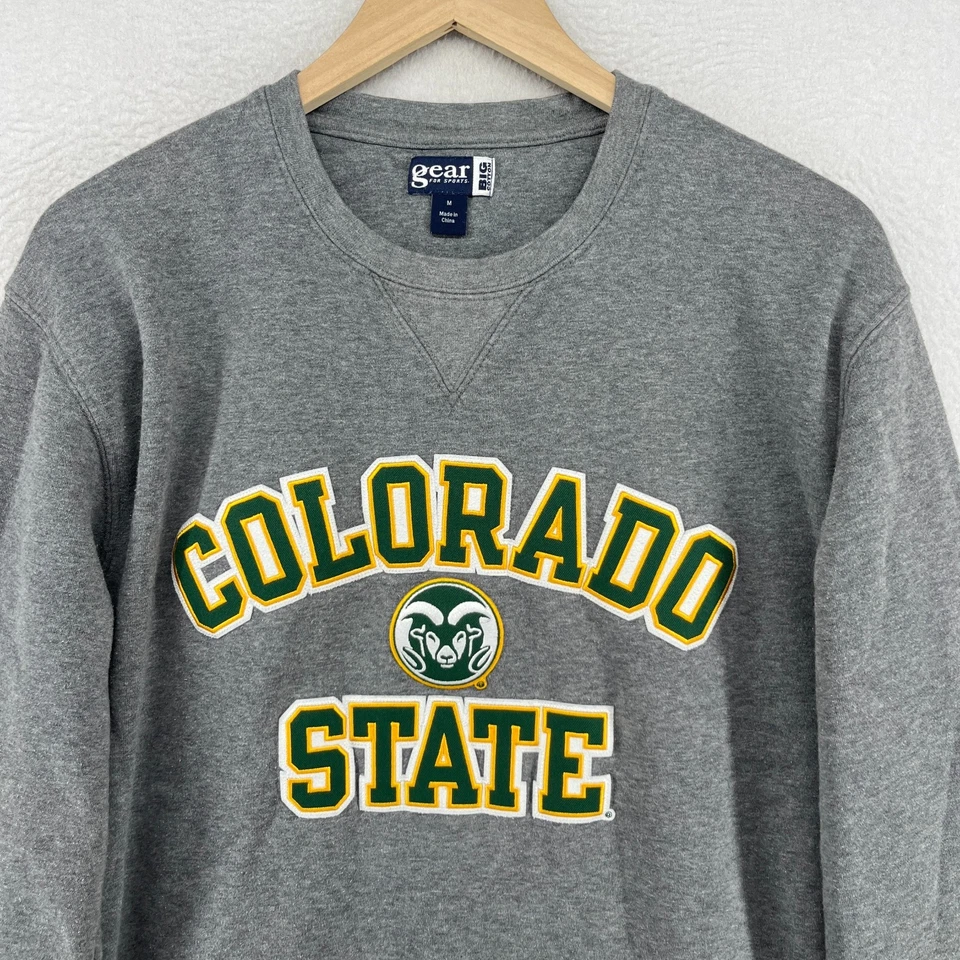 COLORADO STATE Sudadera Adulto M RAMS University CO College Polar Gris Foto 1 de 4