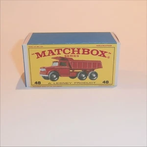 Matchbox Lesney 48c Dodge Dumper Truck E Style Repro Box - Bild 1 von 4