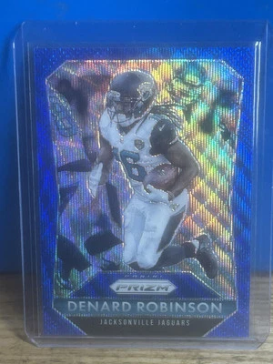 2015 Panini Prizm - Blue Wave Prizm #178 Denard Robinson /150 - Image 1 of 3