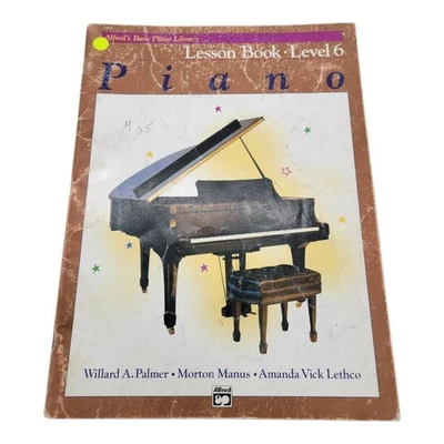 Alfreds Basic Piano Library Piano Lesson Book Level 6 by Palmer Manus Lethco - Image 1 of 3