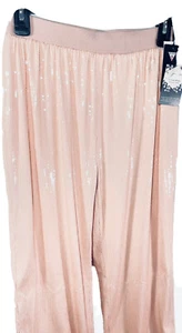 Guess Sequin pull on Pants 16 Girls Blush Peach Poly-Spandex Christmas Valentine - Picture 1 of 10