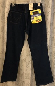 WRANGLER Vintage NOS Boot Jeans Uomo Vestibilità Regular 34x32 945PW ~ 100% Cotone Nuovo con etichette USA - Foto 1 di 11