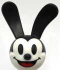 Lego New Oswald White Minifigure Head Modified Rabbit Molded Rounded Ears Part