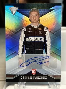 2022 Panini Chronicles Racing Titanium #4 Stefan Parsons Autograph auto - Picture 1 of 2