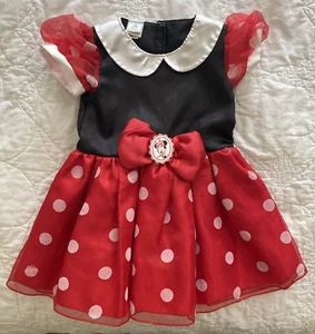Disney Baby Jr. Minnie Mouse Infant Girl's Dress Costume 9-12 Months Toys R US - Picture 1 of 4