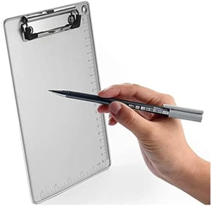 Metal Clipboard Aluminum Document Holder Stainless Steel Hangable Low Profile... - Picture 1 of 12
