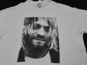 Vintage 90er Jahre KURT COBAIN NIRVANA T-Shirt Grunge Sonic Youth Fear of God herzförmig - Bild 1 von 8