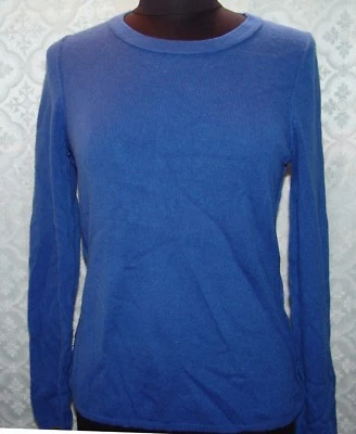 Suéter de cachemir Fenn Wright Manson L azul real para mujer cuello redondo Foto 1 de 4