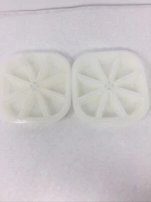 Vintage Tupperware 1468 Stackable Ice Cube Trays Lot Of 2 USED~GREAT~CONDITION - Image 1 of 4