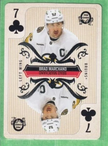 2024-25 O-Pee-Chee Playing Cards #7-CLUBS Brad Marchand Boston Bruins - Picture 1 of 2
