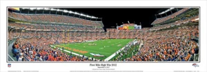 Peyton Manning 1st Denver Broncos Mile High Win Unframed Panoramic Poster 1053 - Picture 1 of 1