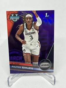 2023-24 1st Bowman Chrome University Aaliyah Edwards #19 Purple SP #ed /399 - Bild 1 von 2