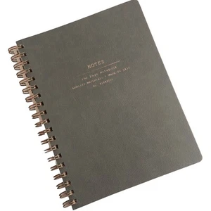 Nuevo cuaderno de lujo gris claro Notesmark con flecos - Imagen 1 de 2