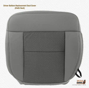 2004 2005 2006 Ford F150 XLT Crew Cab Driver Bottom Flint Gray Cloth Seat Cover - Bild 1 von 9