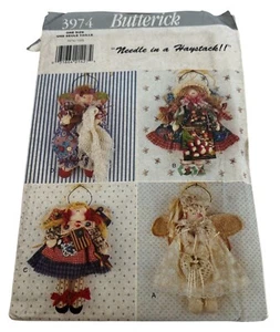 Butterick Sewing Pattern 3974 Angel Wall Hanging Spring Garden Fourth of July UC - Picture 1 of 8