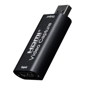 HDMI to USB 2.0 Video Capture Device Card Adapter Switch Live Streaming Recorder - Picture 1 of 7