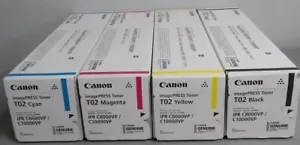 Canon T02 Toner CMYK imagePRESS C10000VP, C8000VP - Picture 1 of 2