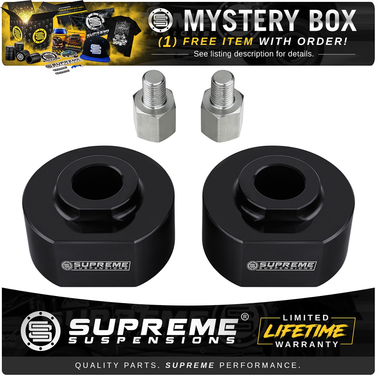 Suspensión Delrin 4x4 Kit De Elevación Frontal De 2 Pulgadas Para Ford  Explorer, Bronco, Ranger, F-150 (1980-1996) 4x4 - Incluye Hardware Lorcana  Set, image size:1200x1200