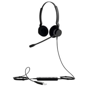 Jabra Biz 2300 USB Duo Wired Professional Call Center Headset NEW - Picture 1 of 11