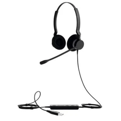 Jabra Biz 2300 USB Duo Wired Professional Call Center Headset NEW - Image 1 of 4