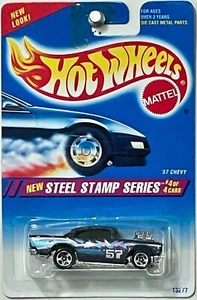 Chevy Hot Wheels #290 Steel Stamp Series 57, ventanas de humo oscuro de 5 velocidades - MUY RARO - Imagen 1 de 8