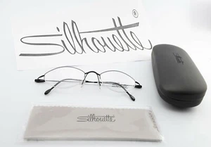 SILHOUETTE Titan Brille Halbrand M 6541 50 V 6054 48[]19 135 Minimal Art + Case - Picture 1 of 12