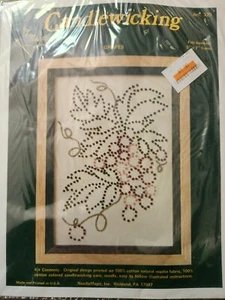 Candlewicking By Needle Magic Grapes Kit 325 5 X 7 Inches - Picture 1 of 2