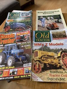 4 x Classic Old Farm Tractor Magazine Bundle Agricultural Equipment Collector