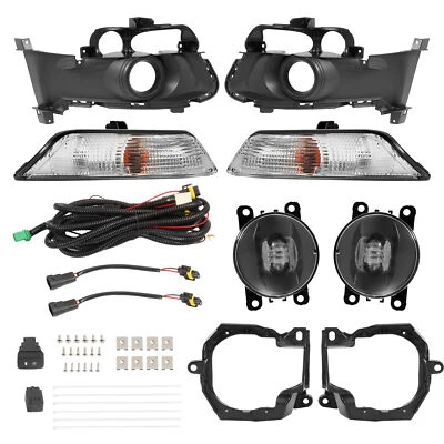 Luces antiniebla LED delanteras lámpara de señal de giro con kit de cable de cubierta para Ford Mustang 15 16 17 Foto 1 de 4