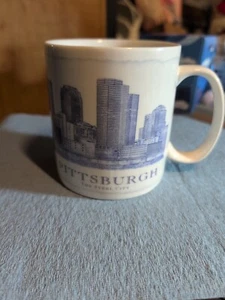 Starbucks Pittsburgh Tasse/Becher Steel City Skyline Kaffeetasse/Becher 18 Oz 2006 YAH - Bild 1 von 5