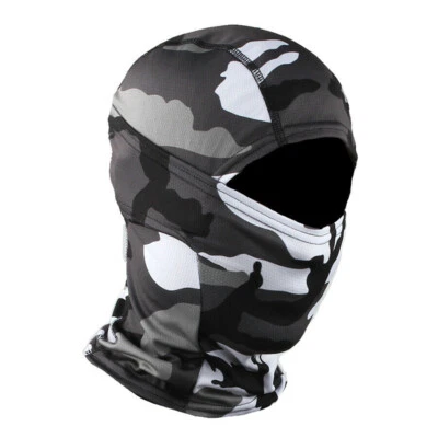 Tactical Camouflage Hunting Balaclava Full Face Mask Scarf Hood Headwear Hats - Image 1 of 4