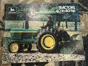 John Deere 2040 2240 2440 2640 2840 Traktor für 1976 Prospekt FCCA - Bild 1 von 1