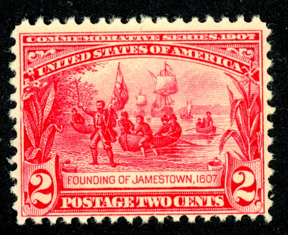 EFO 329 MINT NEVER HINGED --1907 JAMESTOWN - Image 1 of 1