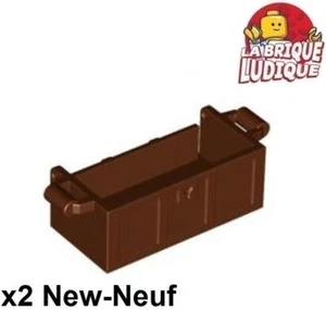 Lego 2X Treasure Chest Bottom Brown 4738A - Picture 1 of 1