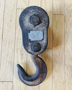 Vintage Crosby Laughlin 10 Ton Hook Block 6”Hook - Picture 1 of 18