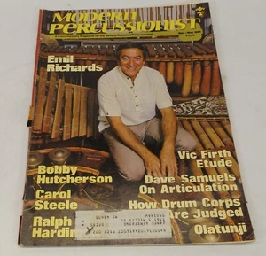 MODERN PERCUSSIONIST March - May 1985 - Emil Richards, Vic Firth, Carol Steele - Picture 1 of 1
