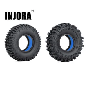 INJORA 4pcs 1.9" Rubber Tires with TPE Dual Stage Foam for 1/10 RC Crawler - Picture 1 of 15