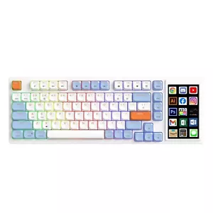 AKP815 75% Wired Low Profile Mechanical Keyboard with 4.33in Large Touch Scre... - Picture 1 of 9