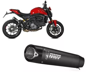 Pots D'echappement MIVV X-M5 Noir DUCATI MONSTER 937/MONSTER 937 + 2021 > 2023 - Photo 1/4