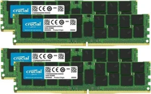 Crucial Memory 128GB (4 x 32GB) DDR4 PC4-21300 2666MHz RDIMM - Picture 1 of 2