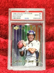 JOHN ELWAY 1998 COLLECTOR'S EDGE #6 OF 25 SPECTRUM INSERT PSA 10 🔥 RARE POP 2 - Bild 1 von 3