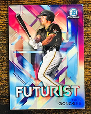 2021 BOWMAN CHROME NICK GONZALES FUTURIST PITTSBURGH PIRATES RC