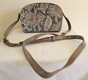Radley Snake Print Leather Crossbody Bag Small Cross Body Handbag - Picture 1 of 20