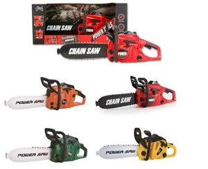 Kids Power Construction Tool Electric Chainsaw Toy with Real Engine Sound - Picture 1 of 32