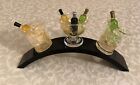 Set of 3 Acrylic Gem Bottle Stoppers w/Display Stand - NIB