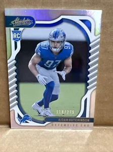 2022 Absolute Football Aidan Hutchinson Rookie Blue /275 - Picture 1 of 3
